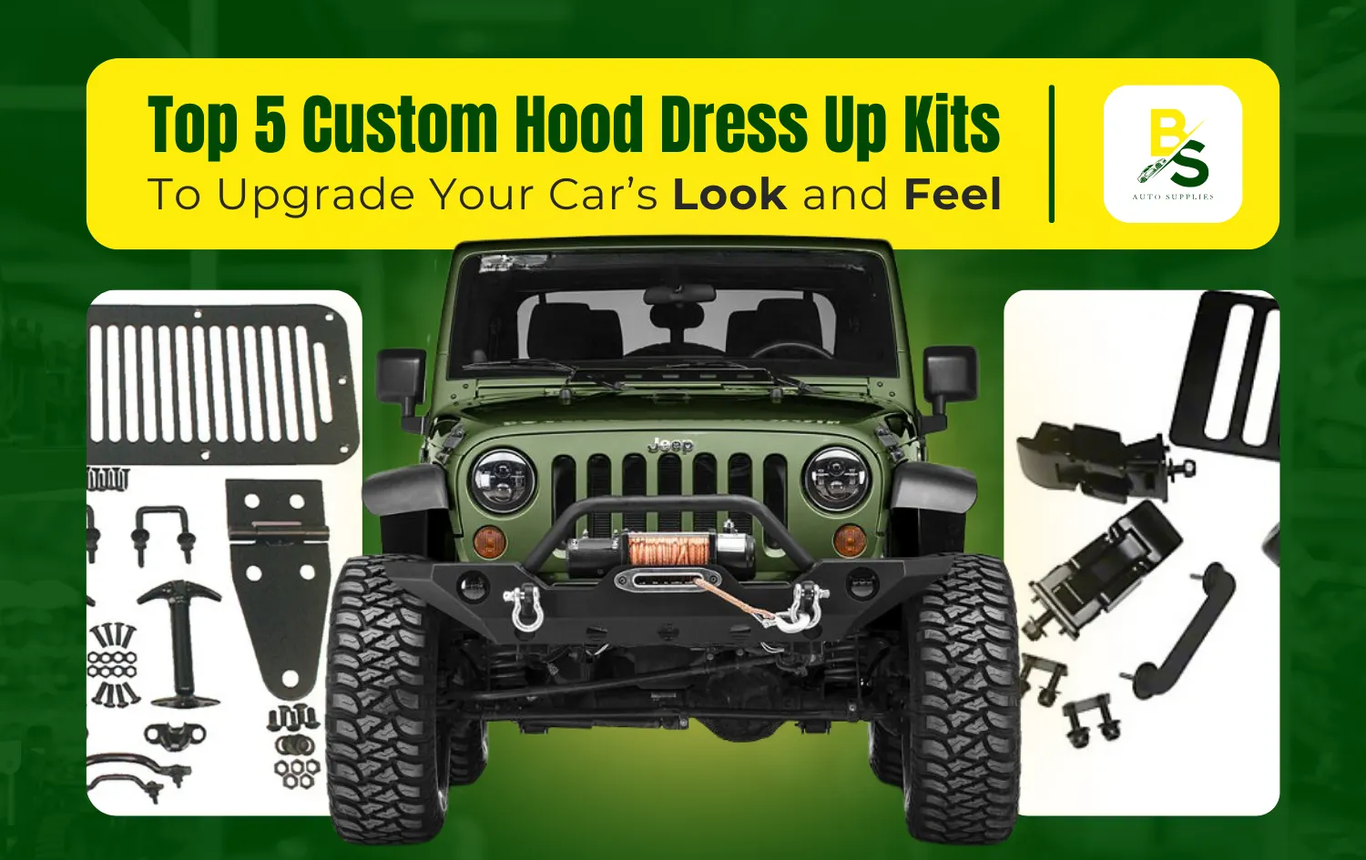 Top 5 Custom Hood Dress Up Kits to Upgrade Your Car’s Look and Feel