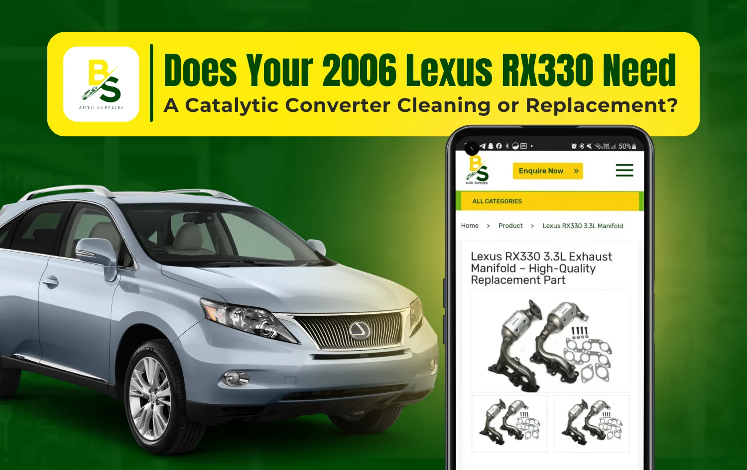 Does Your 2006 Lexus RX330 Need a Catalytic Converter Cleaning or Replacement?