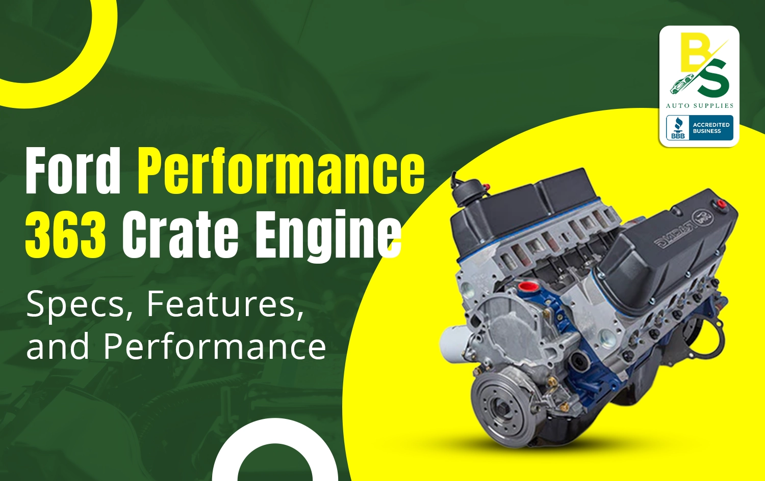 Ford Performance 363 Crate Engine: Specs, Features, and Performance Insights