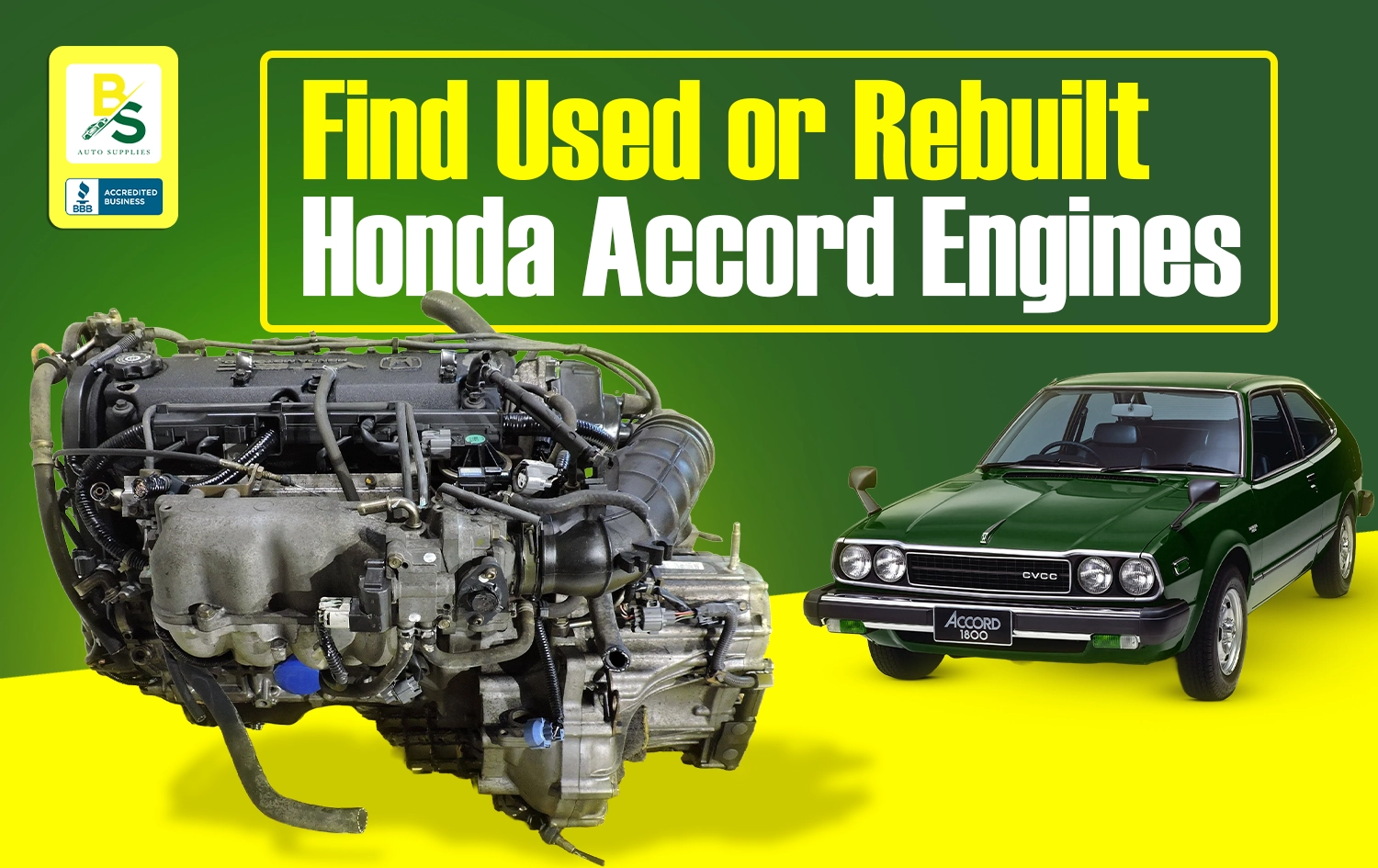 Best Places to Find Used or Rebuilt Honda Accord 1990-1993 Engines