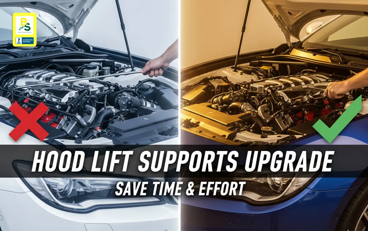 Save Time and Effort: Upgrade to High-Performance Hood Lift Supports