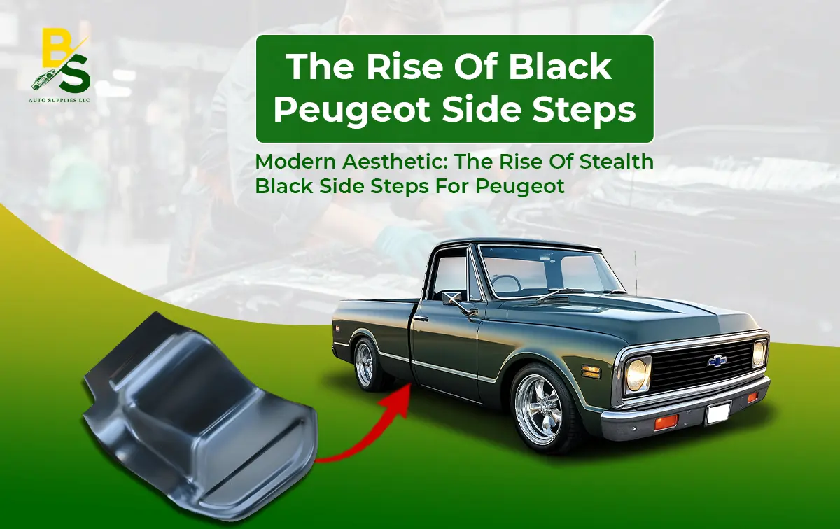 Modern Aesthetic: The Rise of Stealth Black Side Steps for Peugeot