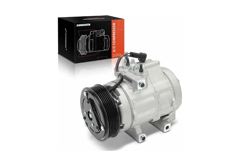 A-Premium Air Conditioner AC Compressor with Clutch Compatible with Ford Expedition F-150 2007-2014, F-250 & Lincoln