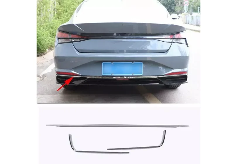 CHROME REAR BUMPER MOULDING STRIP