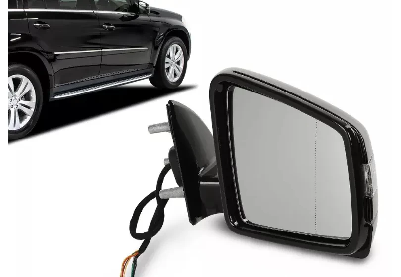 Fit For 2011-2012 Mercedes Benz ML350 GL450 Passenger Side Black Right Mirror