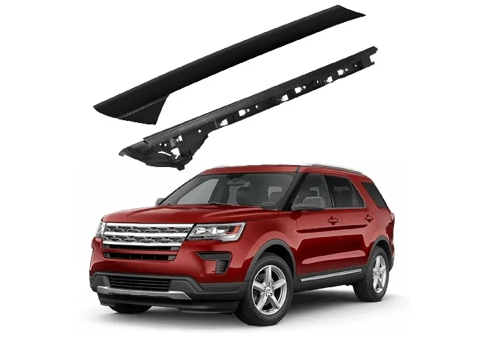 Ford Explorer Left Driver Windshield A-Pillar Trim Molding (Outer & Inner)