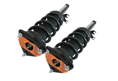 Front both side struts with coil spring