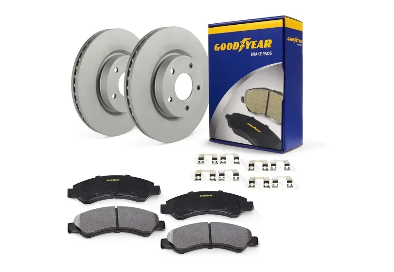 Front rotors and brake pads