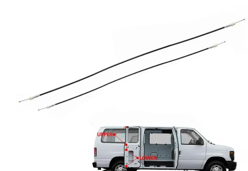 Side Cargo Door Left Upper & Lower Door Latch Release Cable