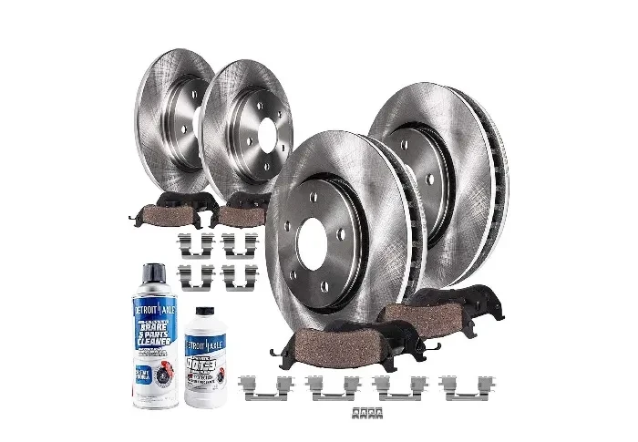 Toyota Sienna Front Disc Brake Rotors + Ceramic Brake Pads Kit